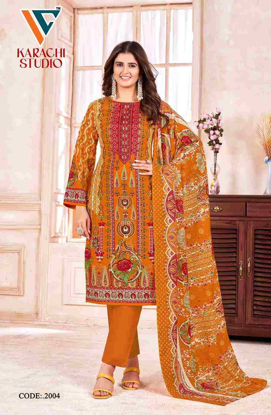 Karachi Studio Vol-2 By Vandana Creation 2001 To 2008 Series Beautiful Festive Suits Stylish Fancy Colorful Casual Wear & Ethnic Wear Soft Cotton Print Dresses At Wholesale Price