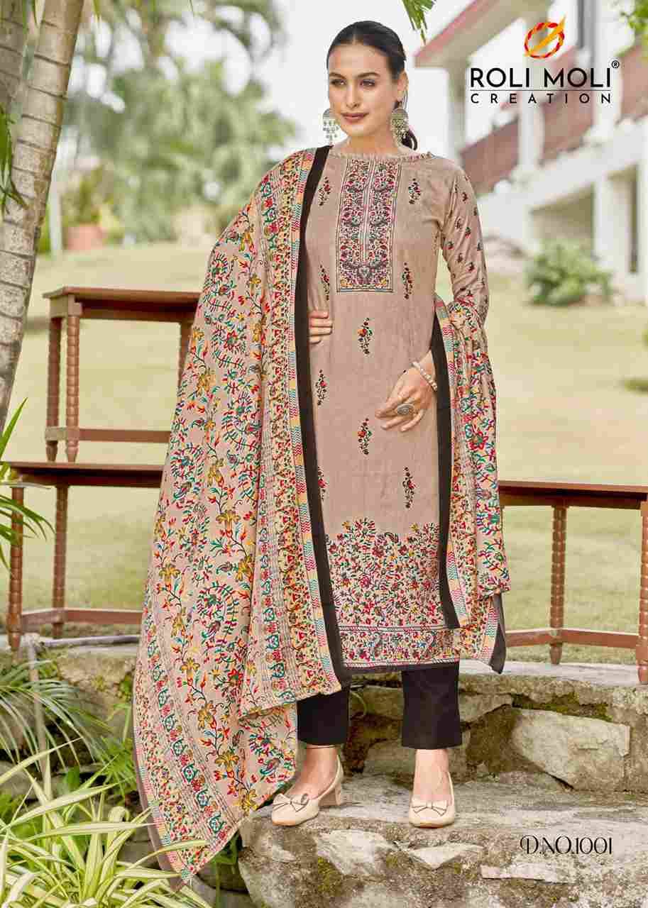 Naira By Roli Moli 1001 To 1008 Series Beautiful Stylish Festive Suits Fancy Colorful Casual Wear & Ethnic Wear & Ready To Wear Pashmina Dresses At Wholesale Price