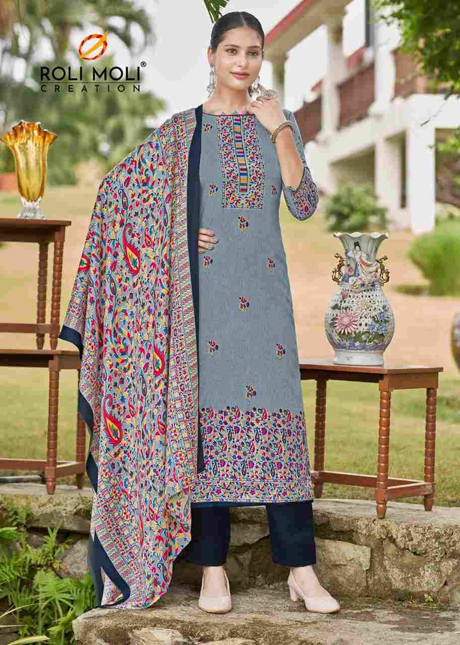 Naira By Roli Moli 1001 To 1008 Series Beautiful Stylish Festive Suits Fancy Colorful Casual Wear & Ethnic Wear & Ready To Wear Pashmina Dresses At Wholesale Price