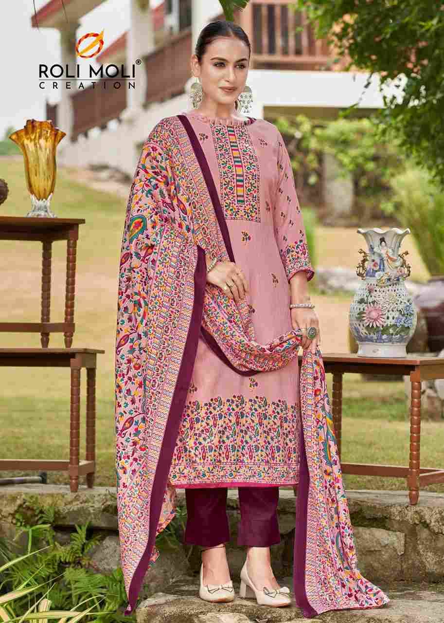 Naira By Roli Moli 1001 To 1008 Series Beautiful Stylish Festive Suits Fancy Colorful Casual Wear & Ethnic Wear & Ready To Wear Pashmina Dresses At Wholesale Price