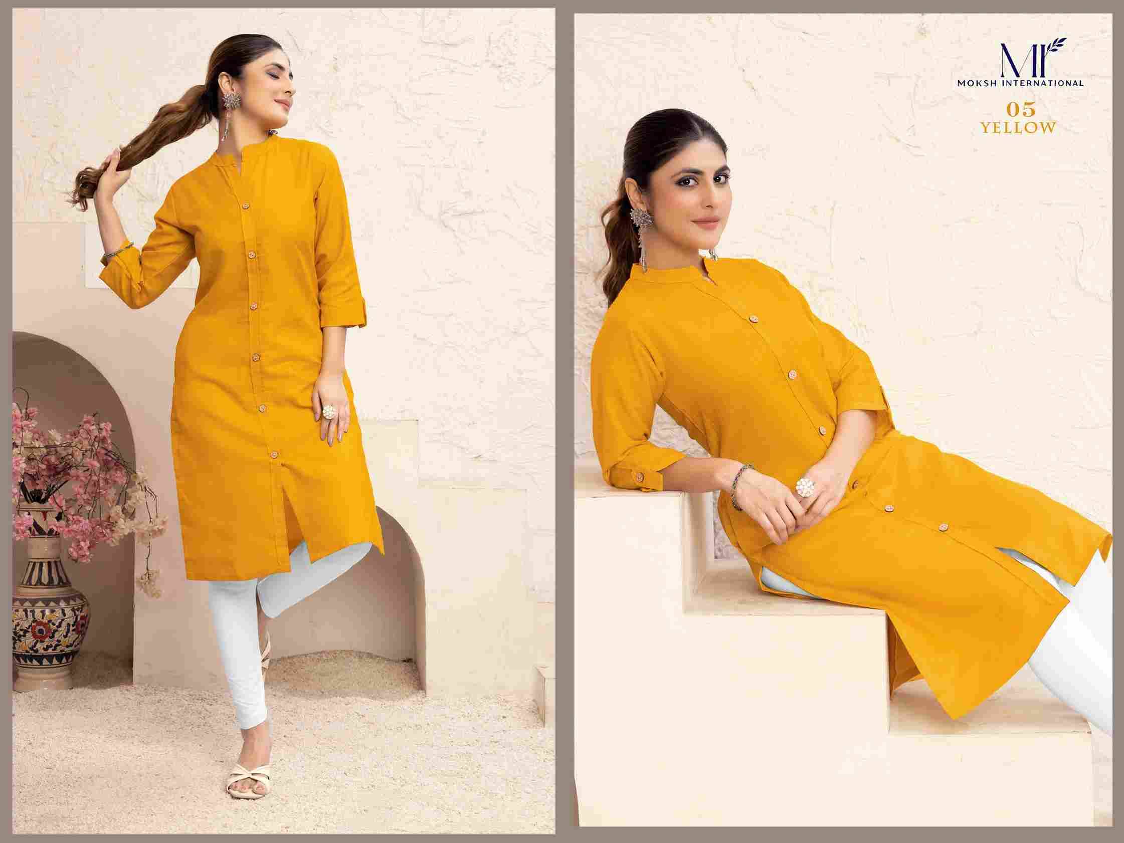 Neer Vol-1 By Moksh International 01 To 05 Series Designer Stylish Fancy Colorful Beautiful Party Wear & Ethnic Wear Collection Cotton Kurtis At Wholesale Price
