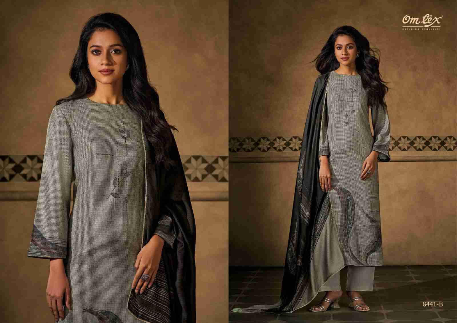 Ava By Om Tex 8441-A To 8441-D Series Beautiful Festive Suits Colorful Stylish Fancy Casual Wear & Ethnic Wear Checks Dresses At Wholesale Price