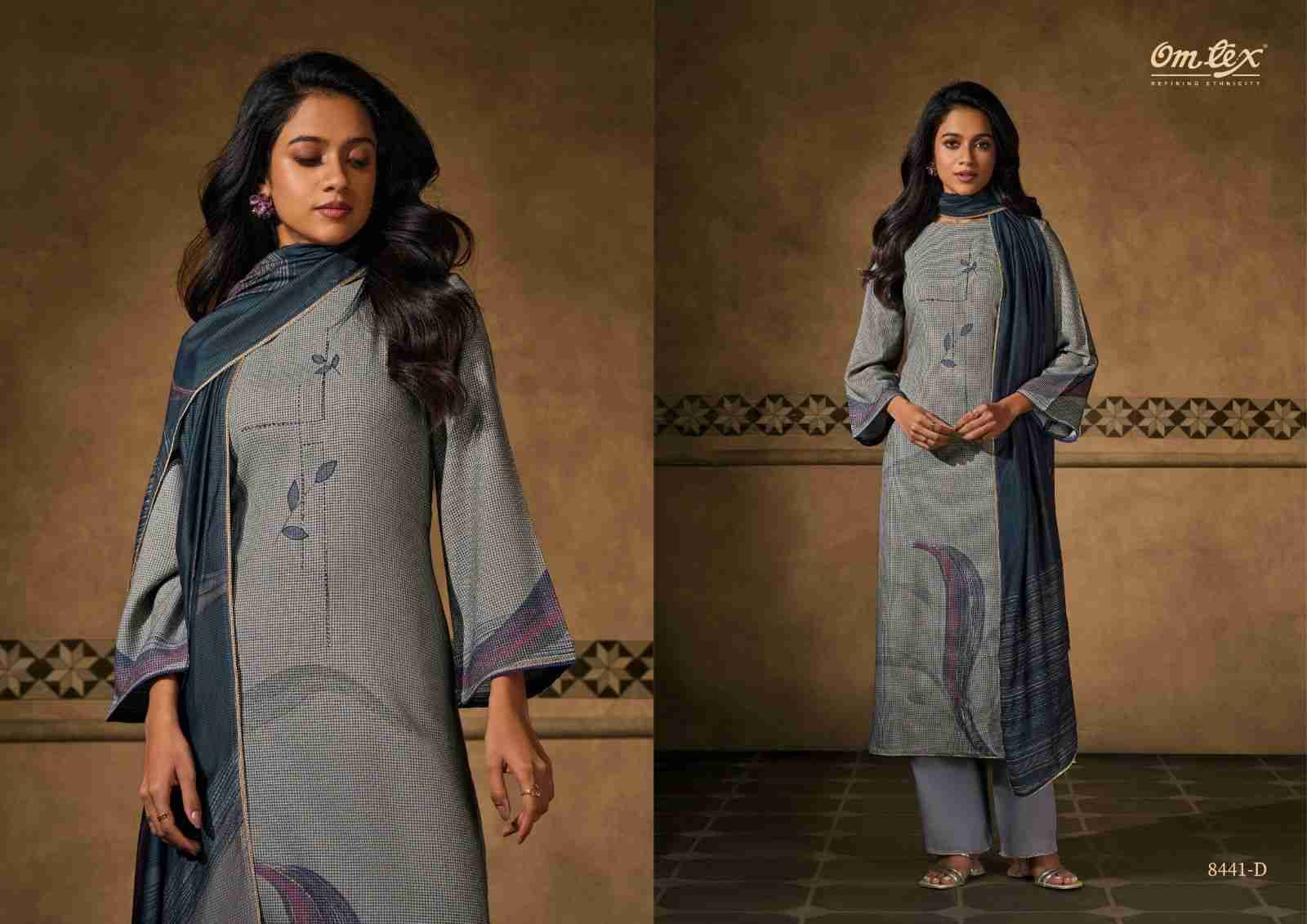 Ava By Om Tex 8441-A To 8441-D Series Beautiful Festive Suits Colorful Stylish Fancy Casual Wear & Ethnic Wear Checks Dresses At Wholesale Price