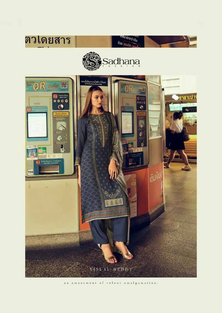 Nana By Sadhana Fashion 11500 To 11505 Series Designer Festive Suits Beautiful Fancy Stylish Colorful Party Wear & Occasional Wear Pure Viscose Pashmina Print Dresses At Wholesale Price