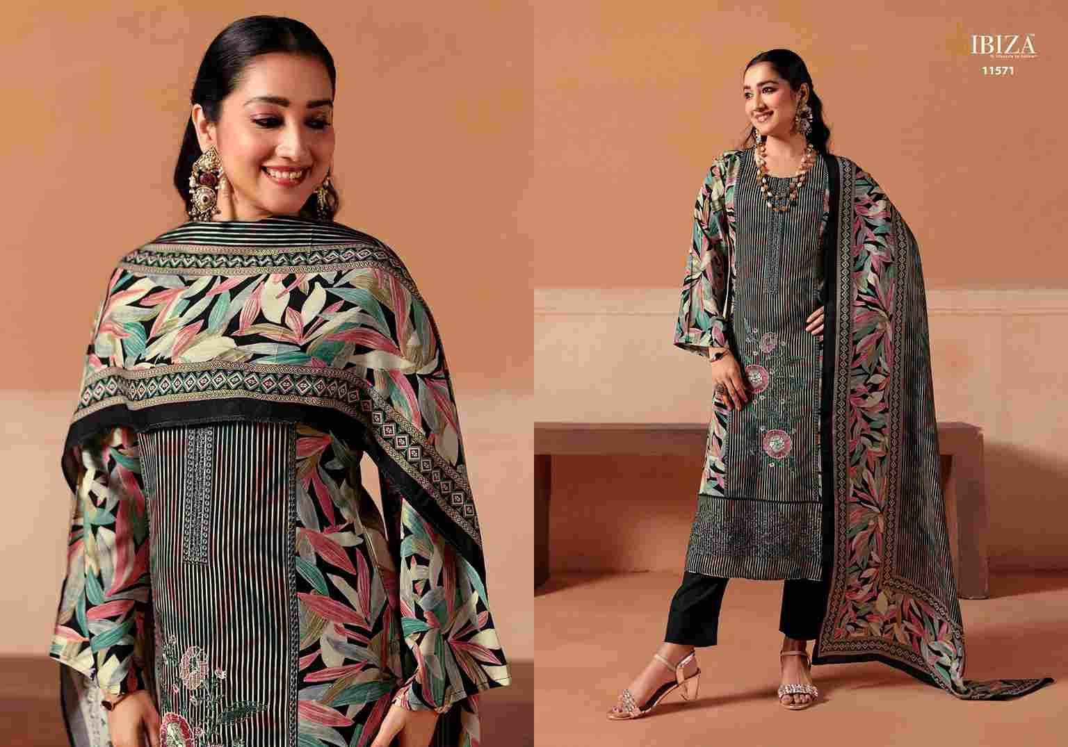 Tara By Ibiza 11571 To 11574 Series Beautiful Festive Suits Colorful Stylish Fancy Casual Wear & Ethnic Wear Pure Viscose Pashmina Dresses At Wholesale Price