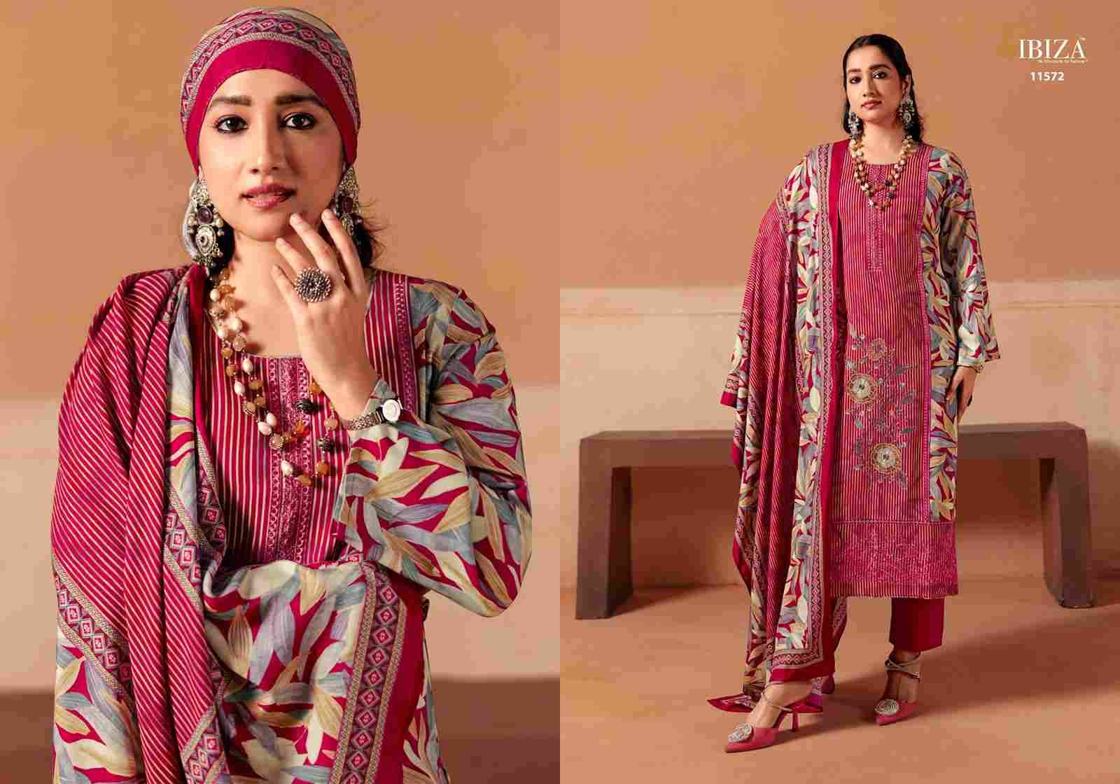 Tara By Ibiza 11571 To 11574 Series Beautiful Festive Suits Colorful Stylish Fancy Casual Wear & Ethnic Wear Pure Viscose Pashmina Dresses At Wholesale Price