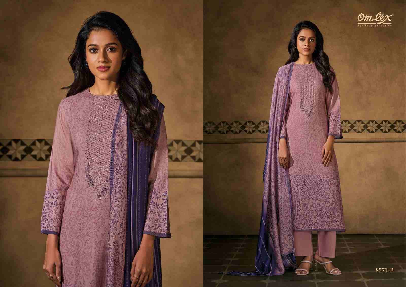 Isla By Om Tex 8571-A To 8571-D Series Beautiful Festive Suits Colorful Stylish Fancy Casual Wear & Ethnic Wear Pure Pashmina Dresses At Wholesale Price
