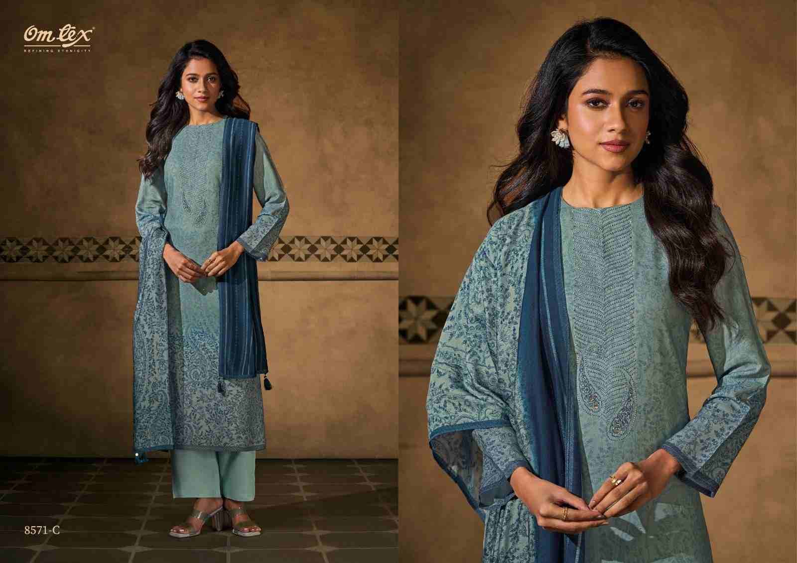 Isla By Om Tex 8571-A To 8571-D Series Beautiful Festive Suits Colorful Stylish Fancy Casual Wear & Ethnic Wear Pure Pashmina Dresses At Wholesale Price