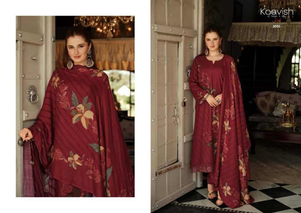 Zubiya By Kaavish 2051 To 2054 Series Beautiful Festive Suits Colorful Stylish Fancy Casual Wear & Ethnic Wear Pure Viscose Pashmina Dresses At Wholesale Price