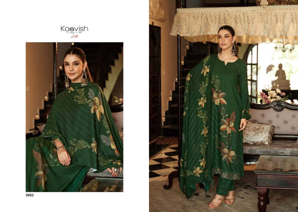 Zubiya By Kaavish 2051 To 2054 Series Beautiful Festive Suits Colorful Stylish Fancy Casual Wear & Ethnic Wear Pure Viscose Pashmina Dresses At Wholesale Price