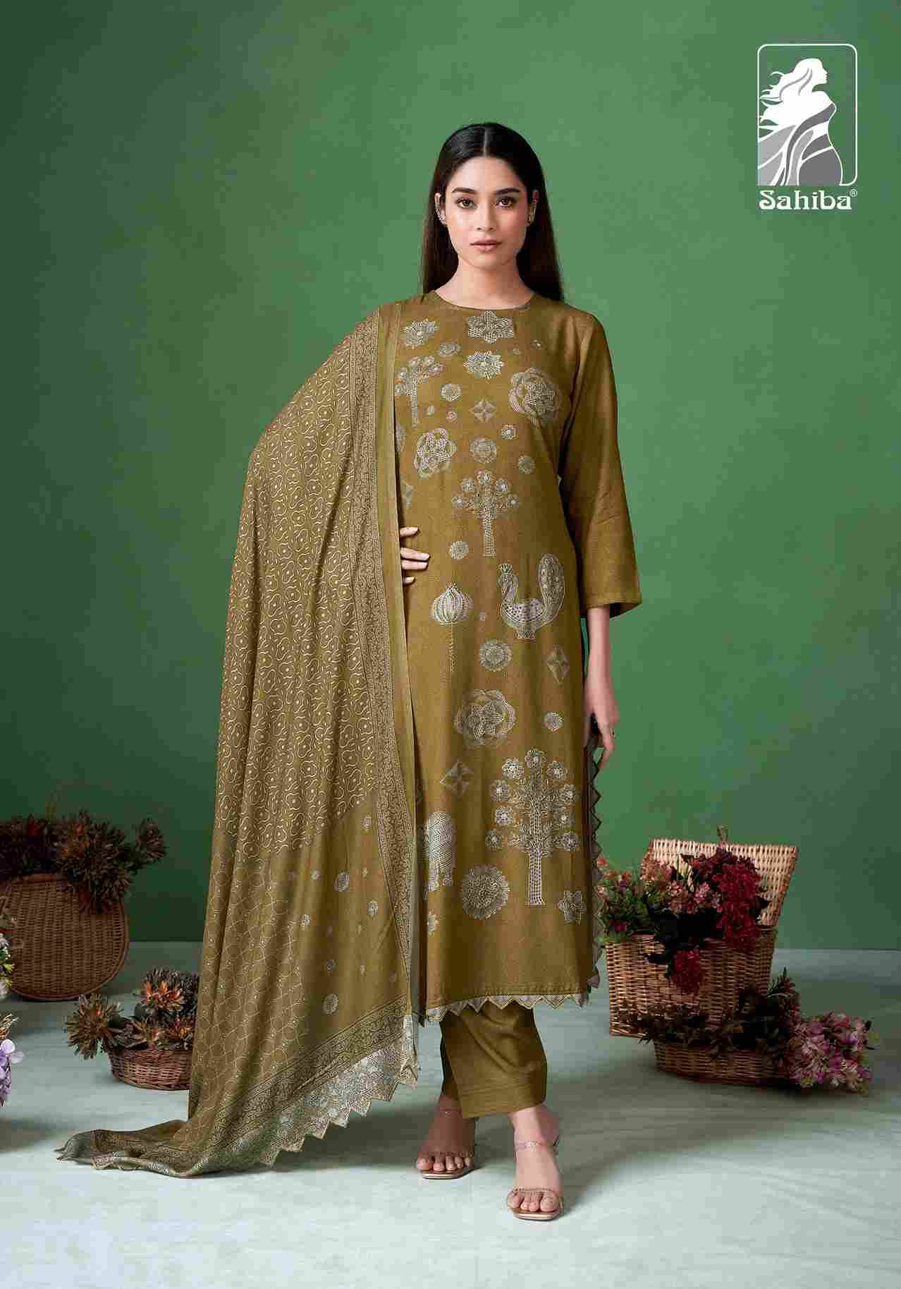 Jugnuma By Sahiba Fabrics Beautiful Festive Suits Colorful Stylish Fancy Casual Wear & Ethnic Wear Pure Pashmina Print Dresses At Wholesale Price