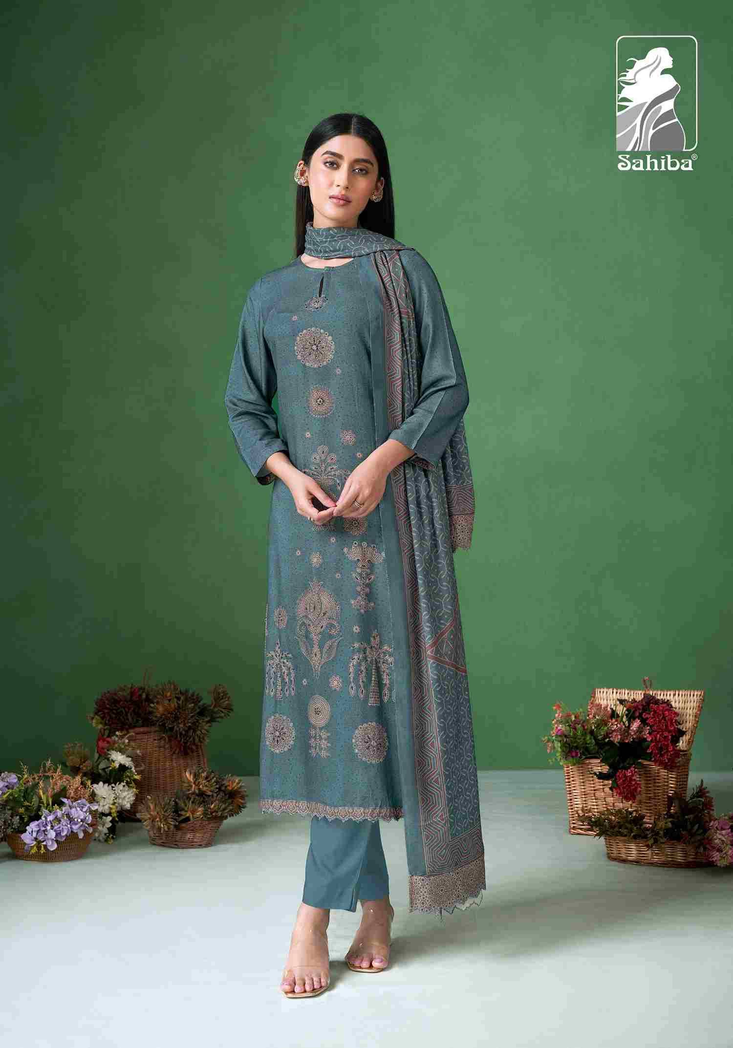 Jugnuma By Sahiba Fabrics Beautiful Festive Suits Colorful Stylish Fancy Casual Wear & Ethnic Wear Pure Pashmina Print Dresses At Wholesale Price