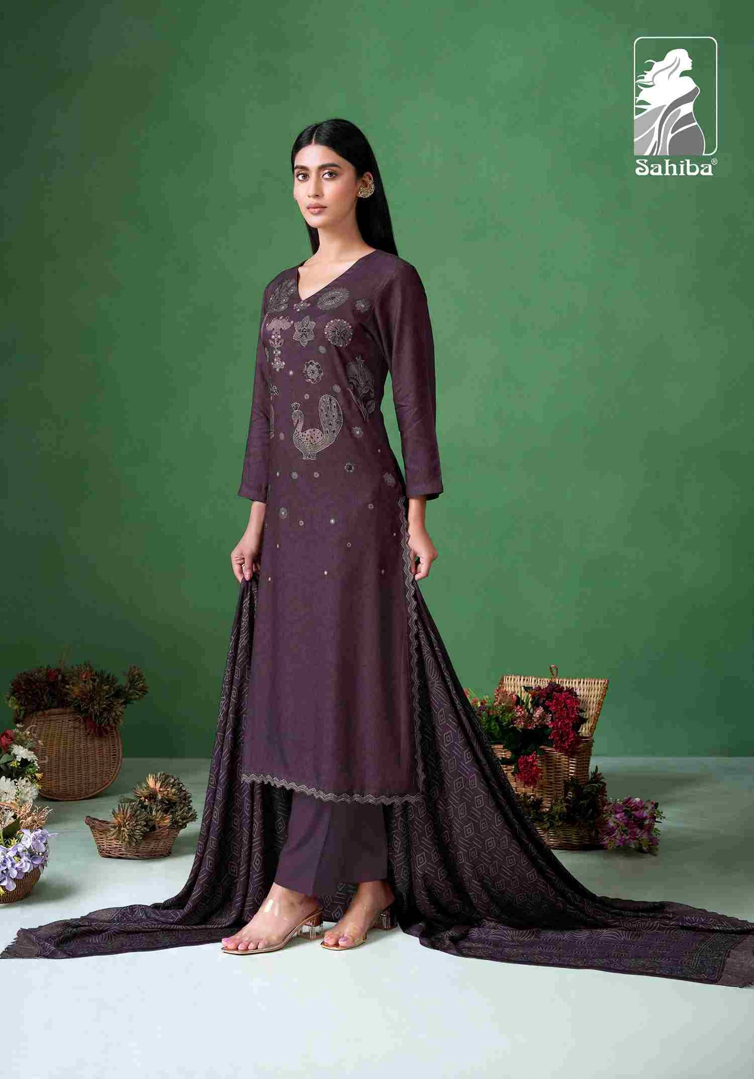 Jugnuma By Sahiba Fabrics Beautiful Festive Suits Colorful Stylish Fancy Casual Wear & Ethnic Wear Pure Pashmina Print Dresses At Wholesale Price