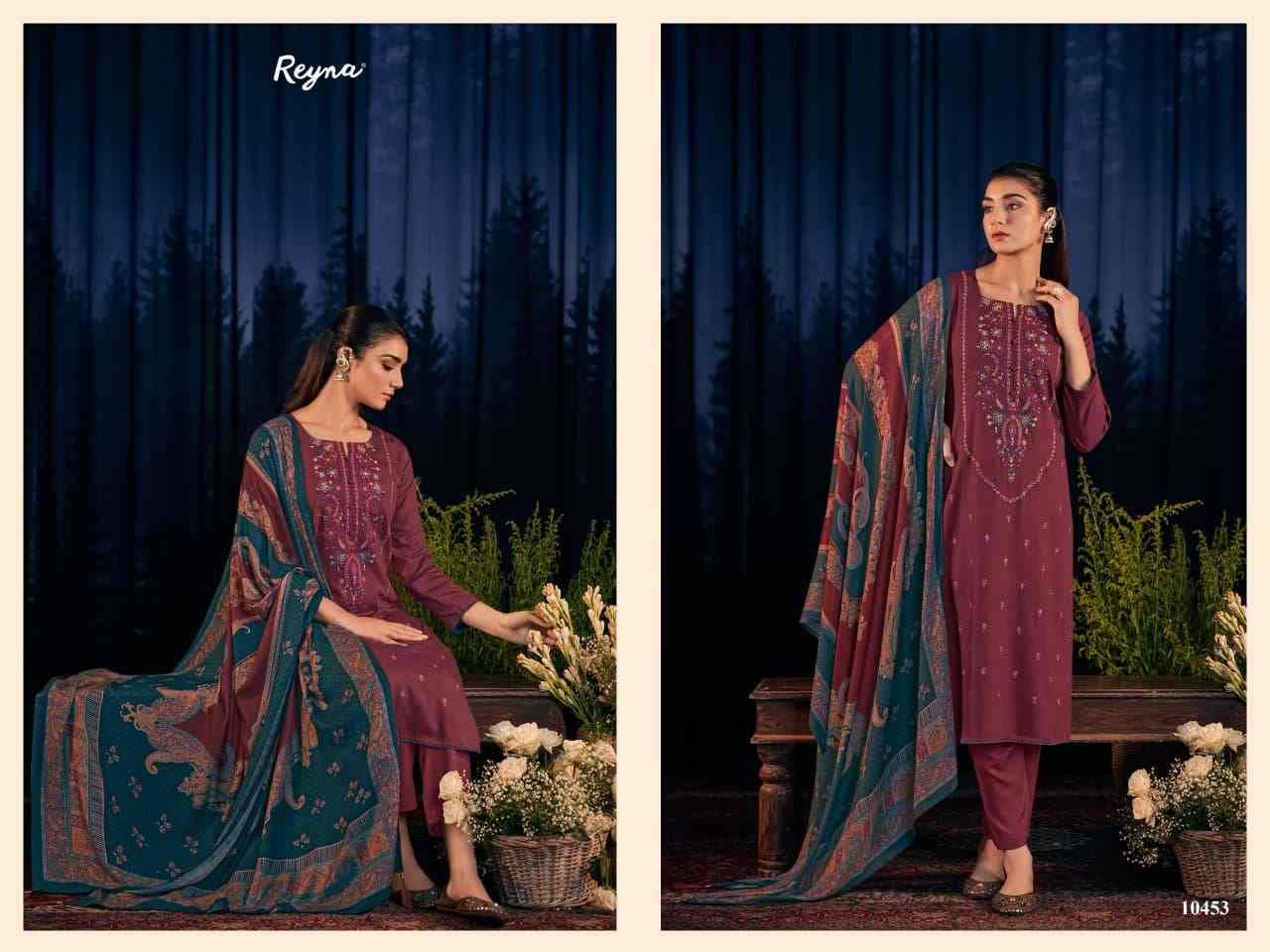 Tanishq By Reyna 10451 To 10453 Series Beautiful Festive Suits Colorful Stylish Fancy Casual Wear & Ethnic Wear Pure Pashmina Dresses At Wholesale Price