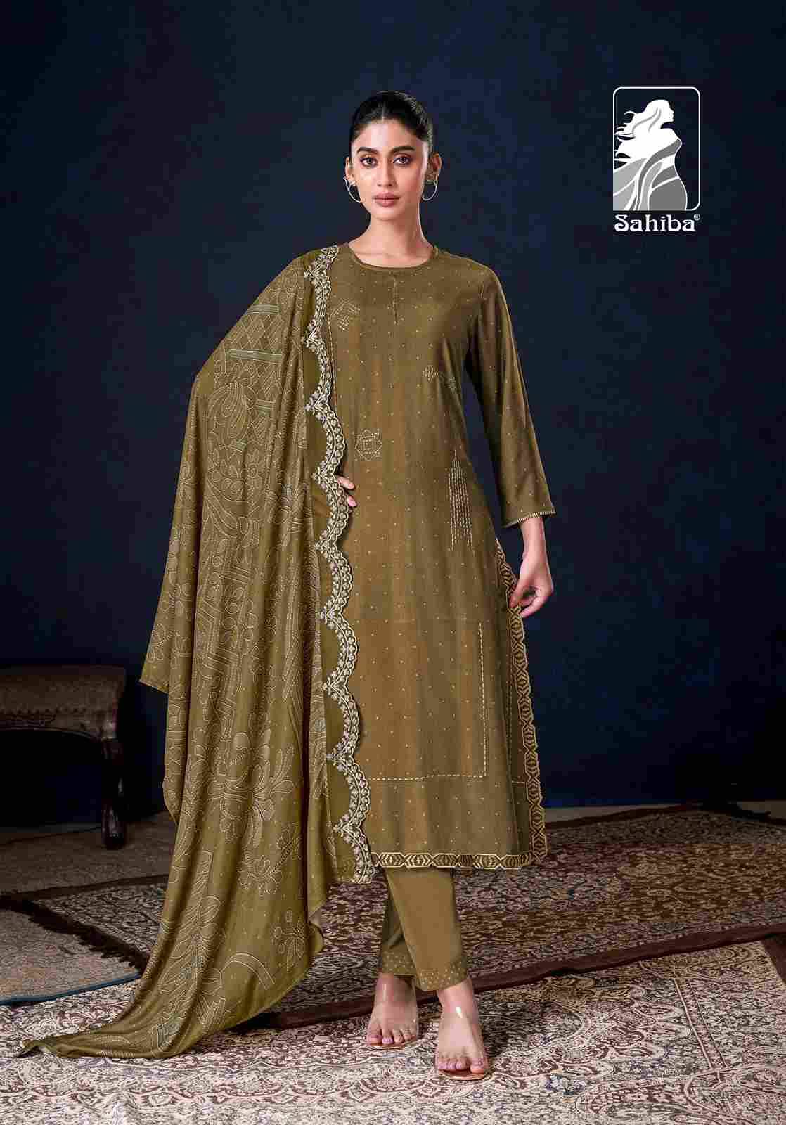 Zimal By Sahiba Fabrics Beautiful Festive Suits Colorful Stylish Fancy Casual Wear & Ethnic Wear Pure Pashmina Print Dresses At Wholesale Price