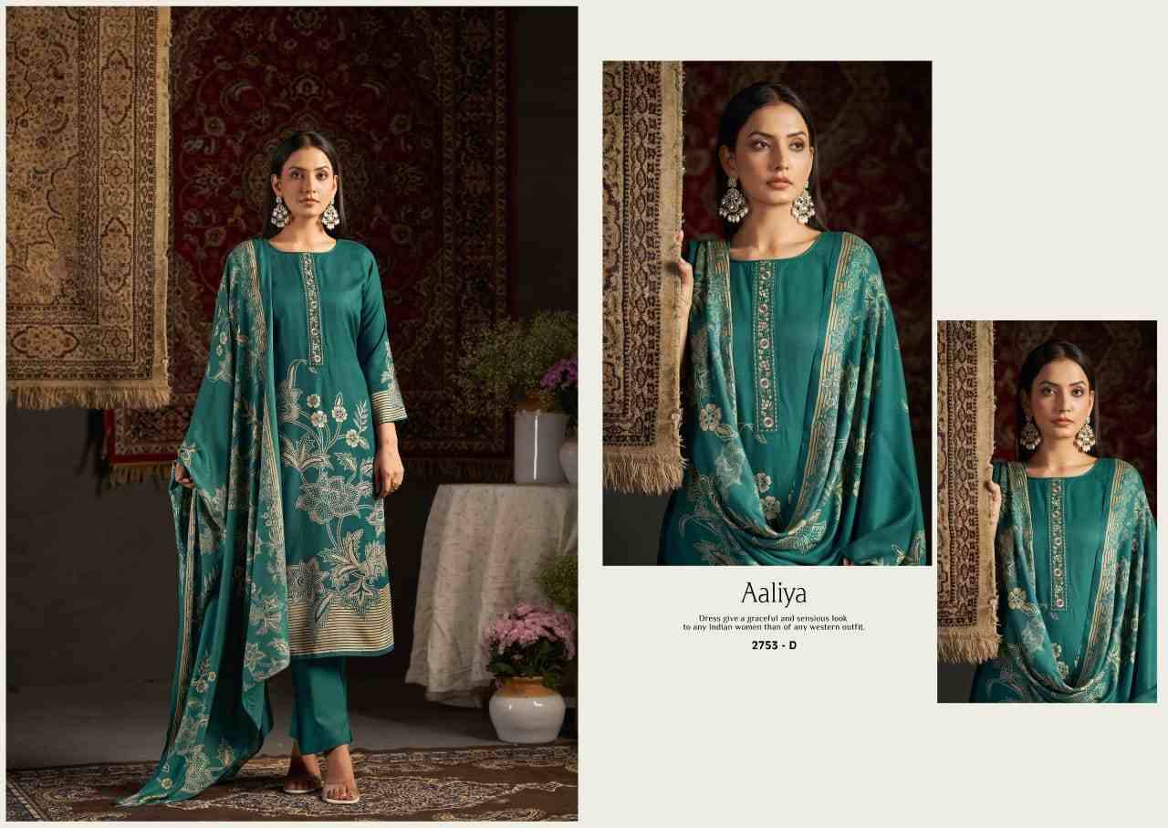 Aaliya Vol-2 By Sargam Prints 2753-A To 2753-D Series Beautiful Festive Suits Stylish Fancy Colorful Casual Wear & Ethnic Wear Pure Viscose Pashmina Dresses At Wholesale Price