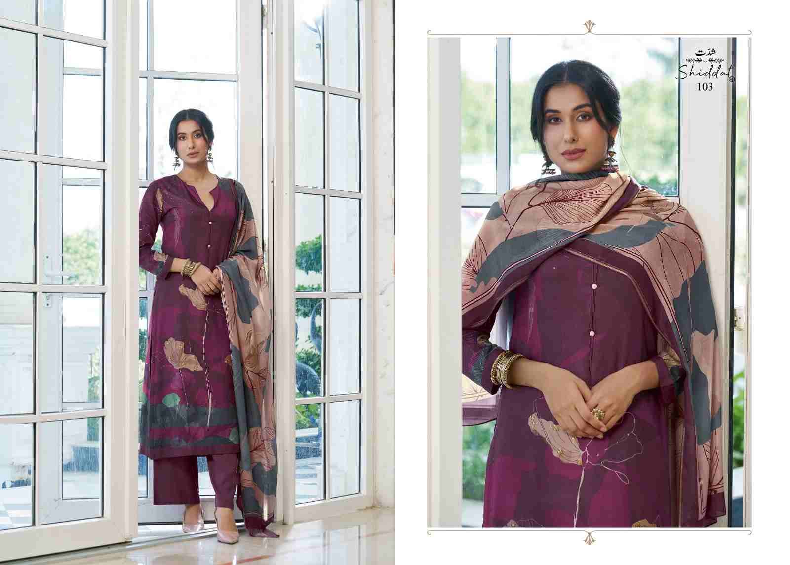 Zion By Shiddat 101 To 108 Series Designer Stylish Fancy Colorful Beautiful Party Wear & Ethnic Wear Collection Pure Pashmina Dresses At Wholesale Price