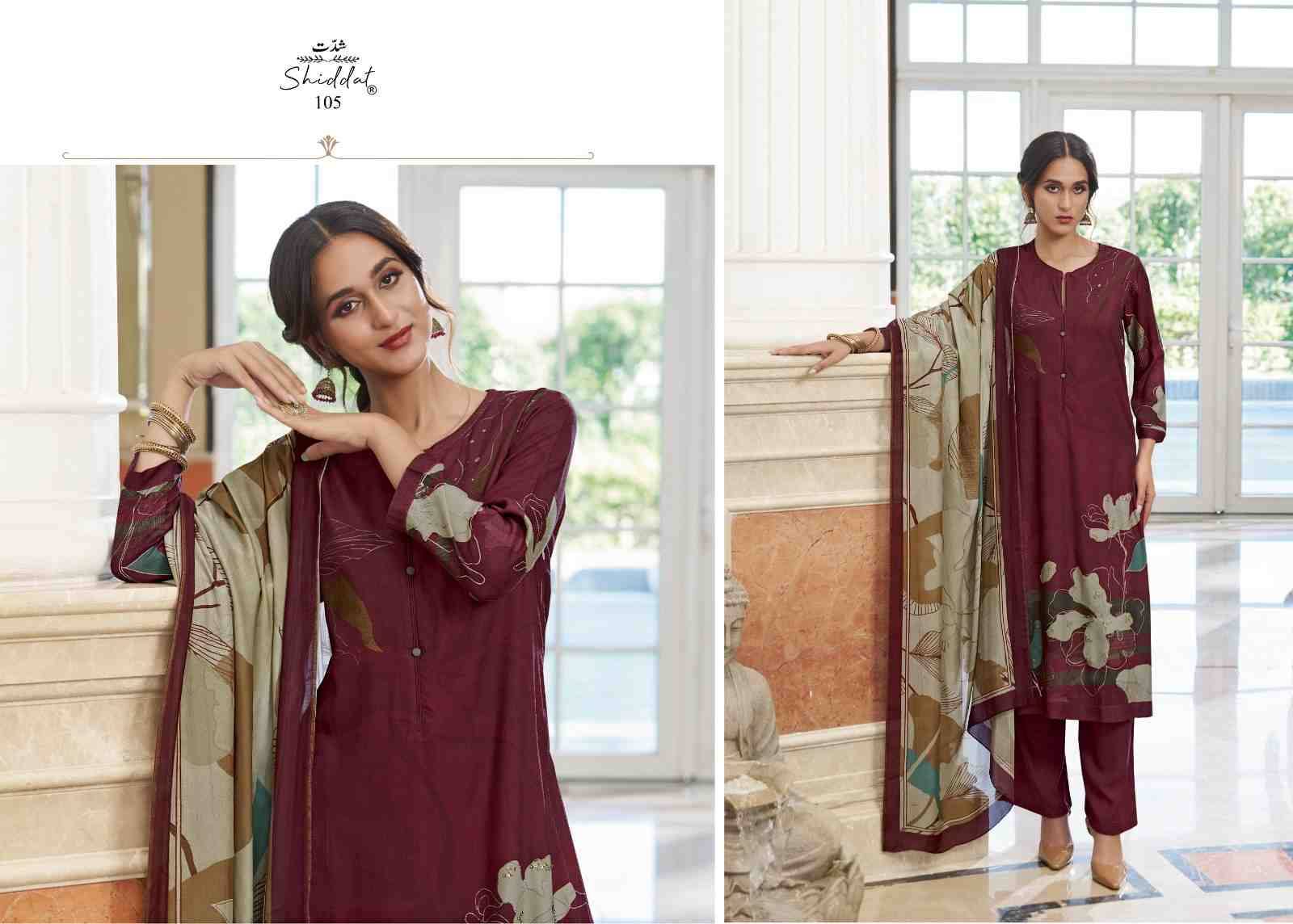 Zion By Shiddat 101 To 108 Series Designer Stylish Fancy Colorful Beautiful Party Wear & Ethnic Wear Collection Pure Pashmina Dresses At Wholesale Price