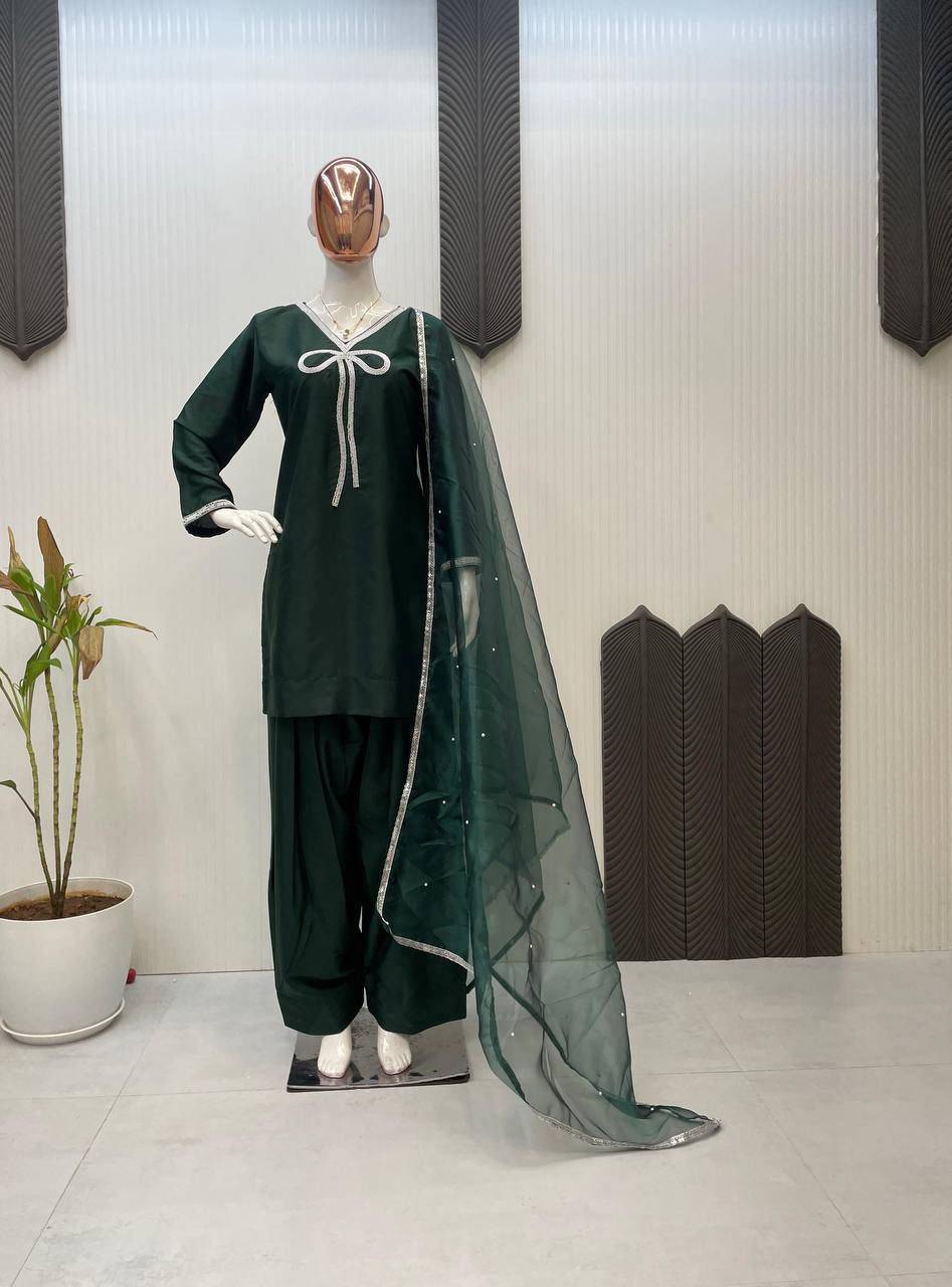 Le-1955 By Fashid Wholesale 01 To 04 Series Beautiful Colorful Fancy Wedding Collection Occasional Wear & Party Wear Moss Satin Organza Dresses At Wholesale Price