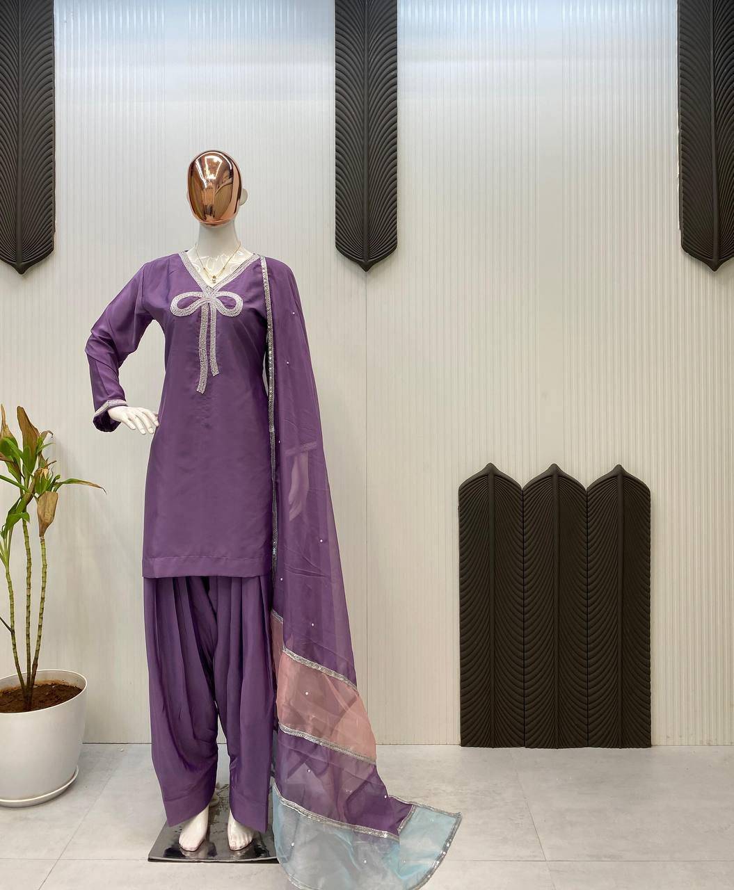 Le-1955 By Fashid Wholesale 01 To 04 Series Beautiful Colorful Fancy Wedding Collection Occasional Wear & Party Wear Moss Satin Organza Dresses At Wholesale Price
