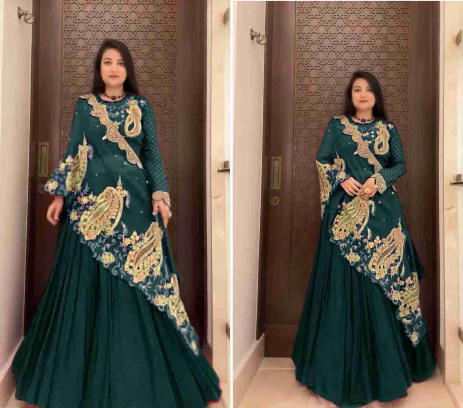 Be-400 By Fashid Wholesale 01 To 02 Series Designer Beautiful Collection Occasional Wear & Party Wear Georgette Embroidered Lehengas At Wholesale Price
