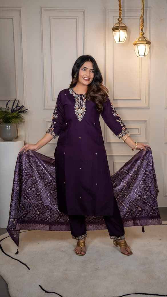 Kr-382 By Fashid Wholesale Designer Festive Suits Collection Beautiful Stylish Fancy Colorful Party Wear & Occasional Wear Roman Silk Kurti With Pent At Wholesale Price