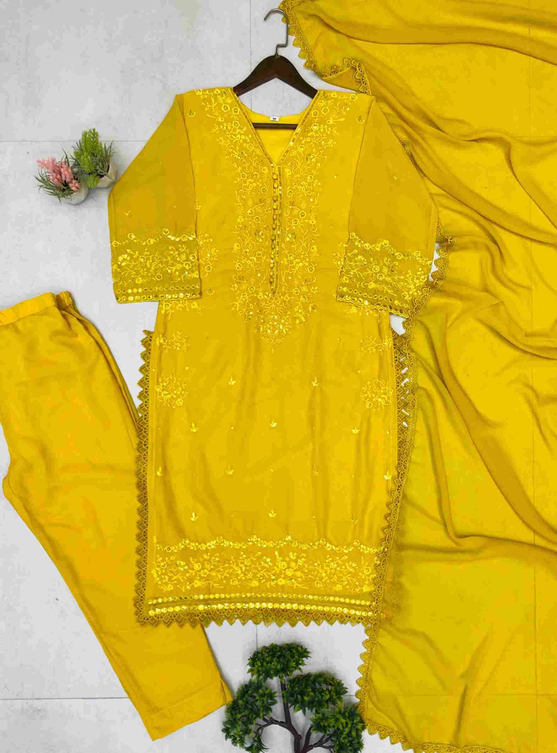 Le-2002 By Fashid Wholesale 01 To 03 Series Beautiful Festive Suits Colorful Stylish Fancy Casual Wear & Ethnic Wear Georgette Dresses At Wholesale Price