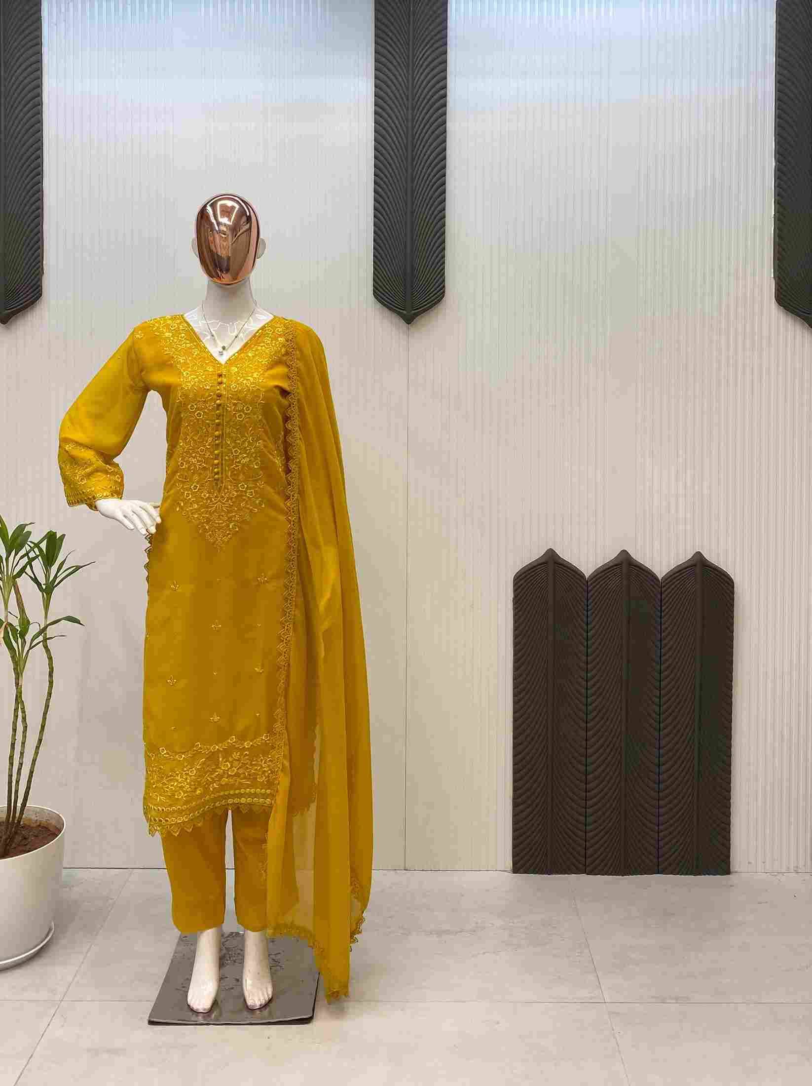 Le-2002 By Fashid Wholesale 01 To 03 Series Beautiful Festive Suits Colorful Stylish Fancy Casual Wear & Ethnic Wear Georgette Dresses At Wholesale Price