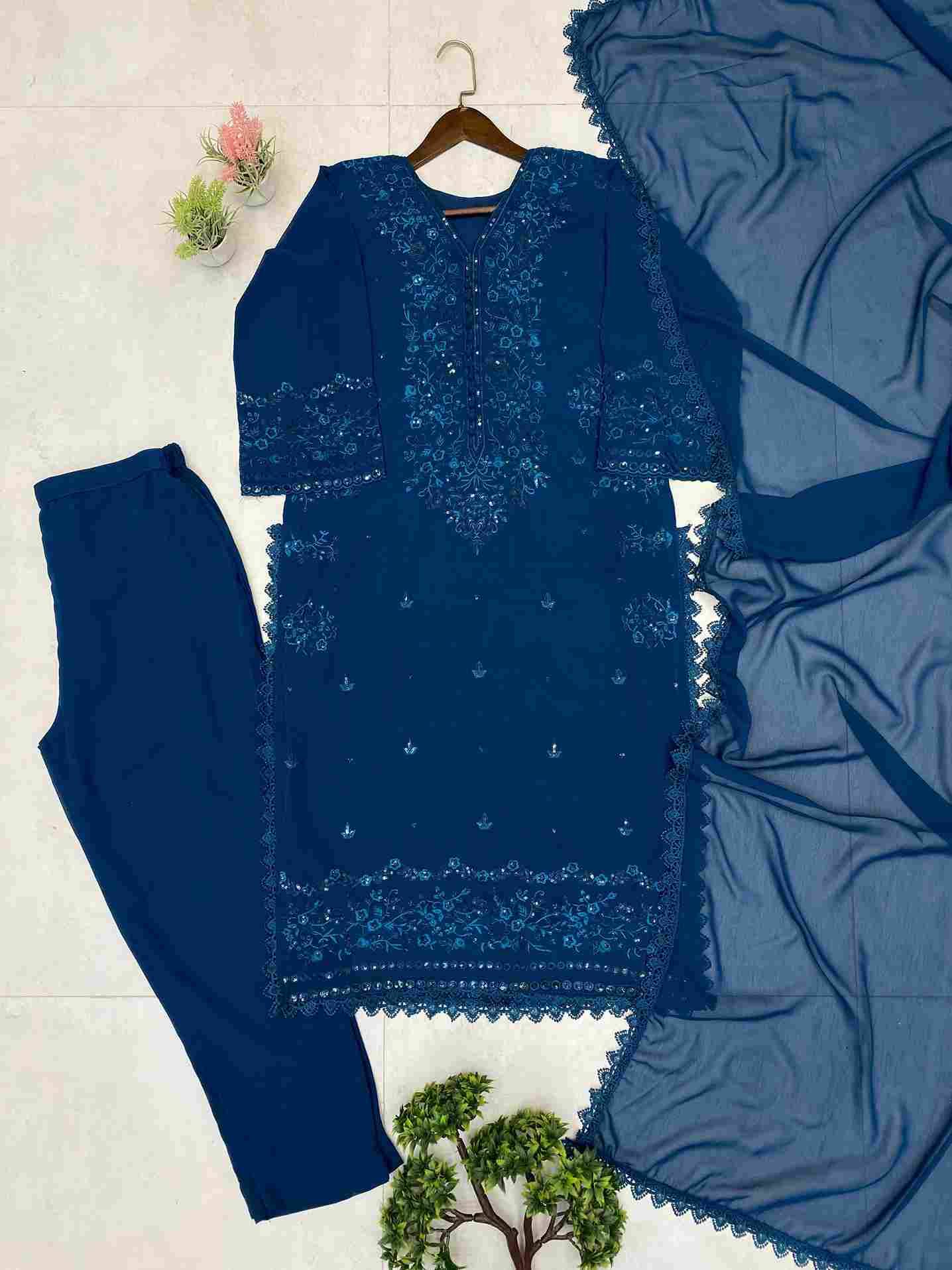 Le-2002 By Fashid Wholesale 01 To 03 Series Beautiful Festive Suits Colorful Stylish Fancy Casual Wear & Ethnic Wear Georgette Dresses At Wholesale Price