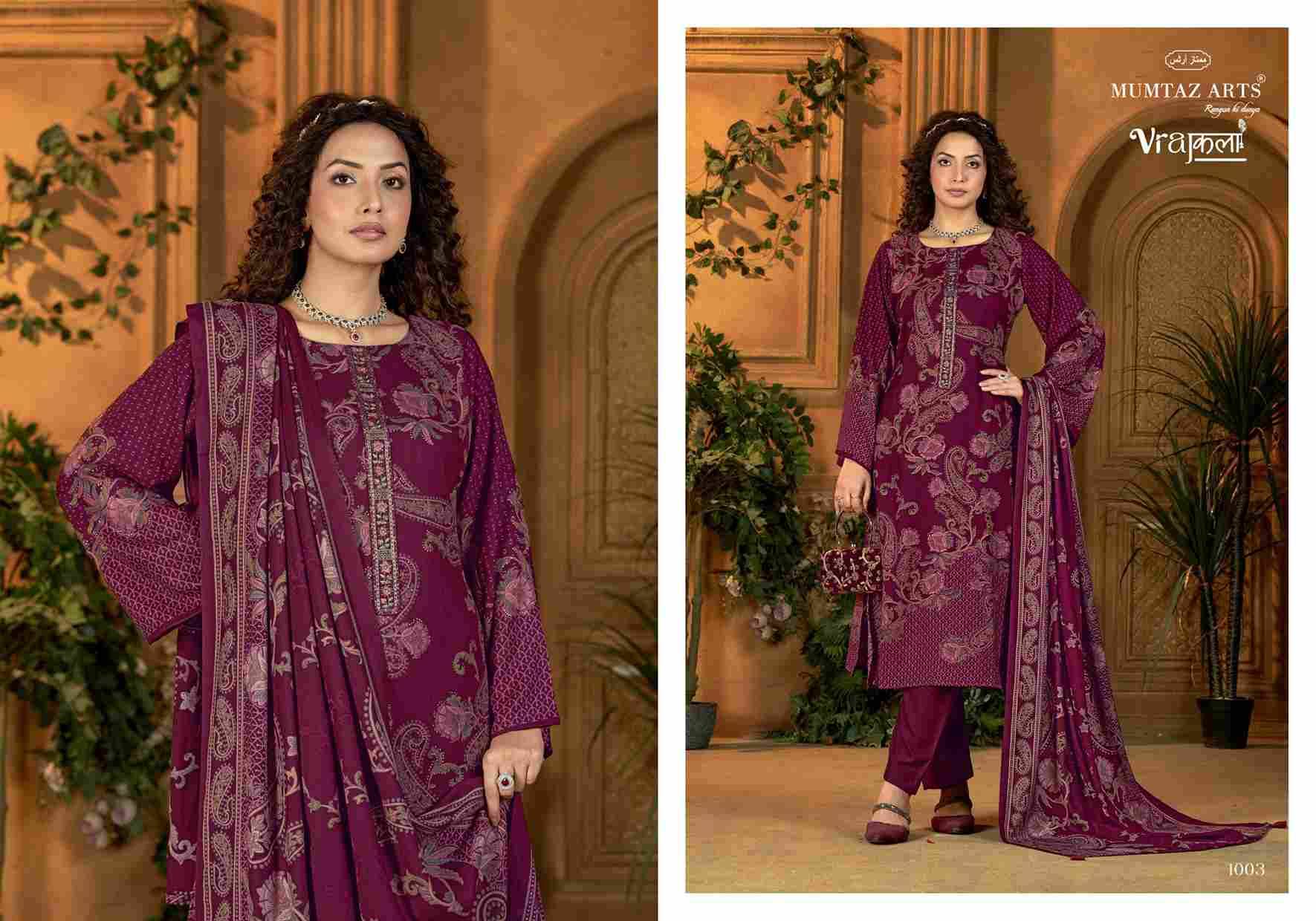 Zaid By Mumtaz Arts 1001 To 1004 Series Beautiful Festive Suits Stylish Fancy Colorful Casual Wear & Ethnic Wear Pure Viscose Pashmina Print Dresses At Wholesale Price