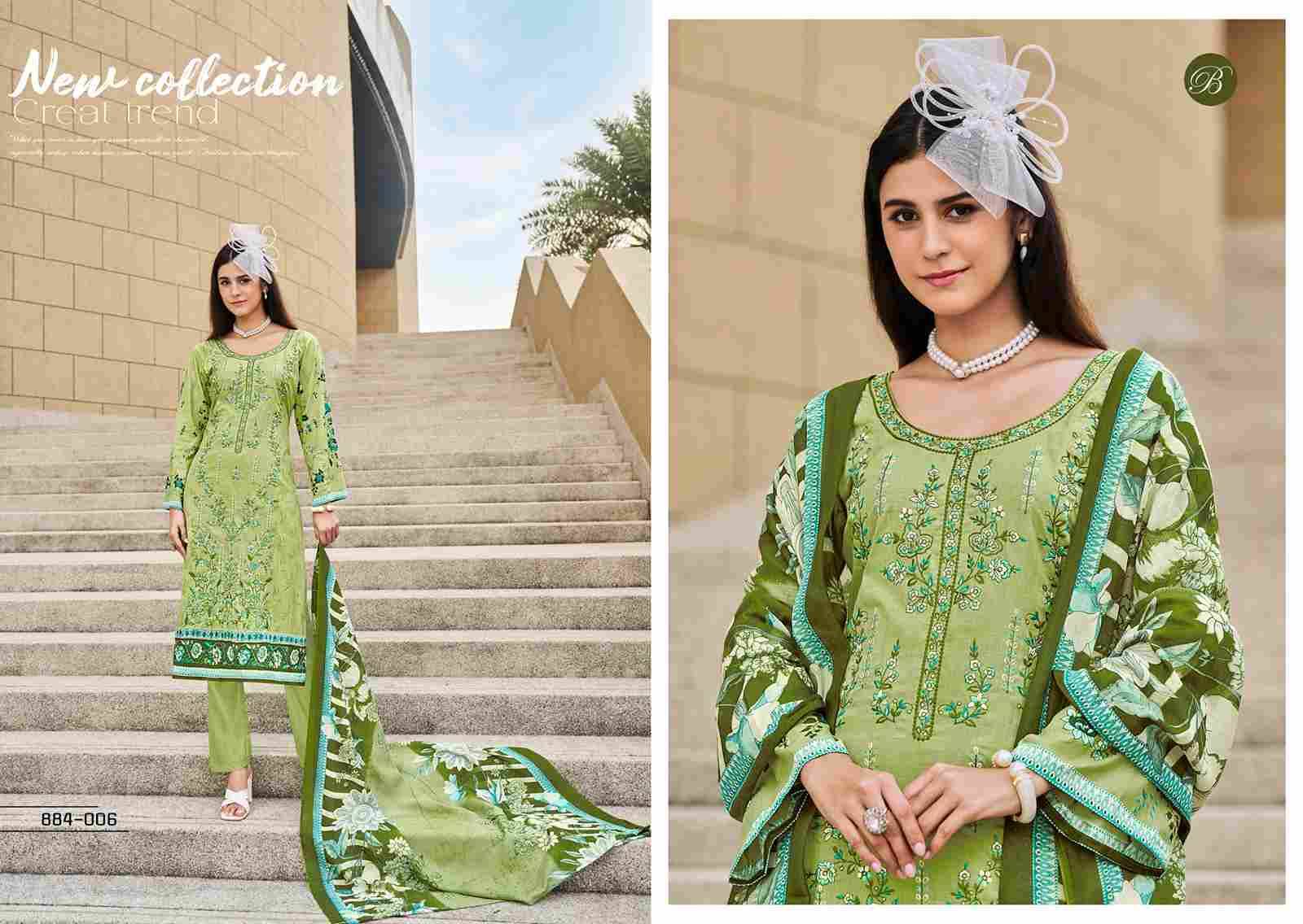 Chevron Vol-5 By Belliza 884-001 To 884-006 Series Beautiful Festive Suits Stylish Fancy Colorful Casual Wear & Ethnic Wear Pure Cotton Print Dresses At Wholesale Price