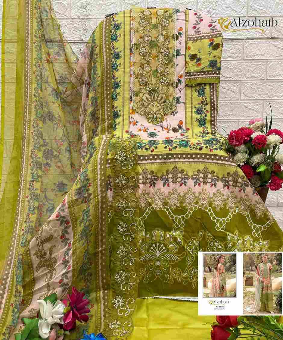 Rifa Vol-1 By Alzohaib Series Beautiful Pakistani Suits Stylish Fancy Colorful Party Wear & Occasional Wear Pure Cotton Print Dresses At Wholesale Price