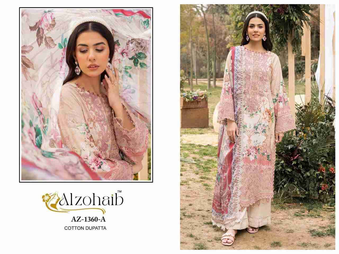 Rifa Vol-1 By Alzohaib Series Beautiful Pakistani Suits Stylish Fancy Colorful Party Wear & Occasional Wear Pure Cotton Print Dresses At Wholesale Price