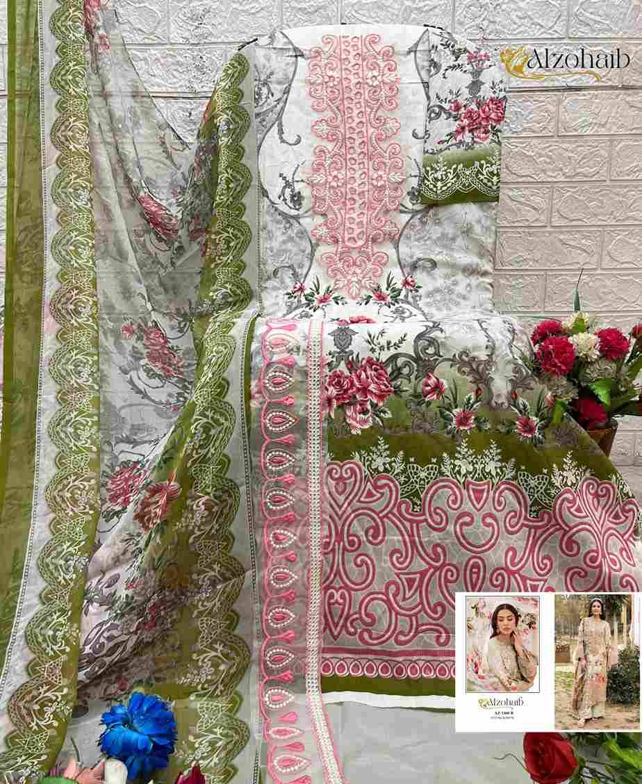 Rifa Vol-1 By Alzohaib Series Beautiful Pakistani Suits Stylish Fancy Colorful Party Wear & Occasional Wear Pure Cotton Print Dresses At Wholesale Price