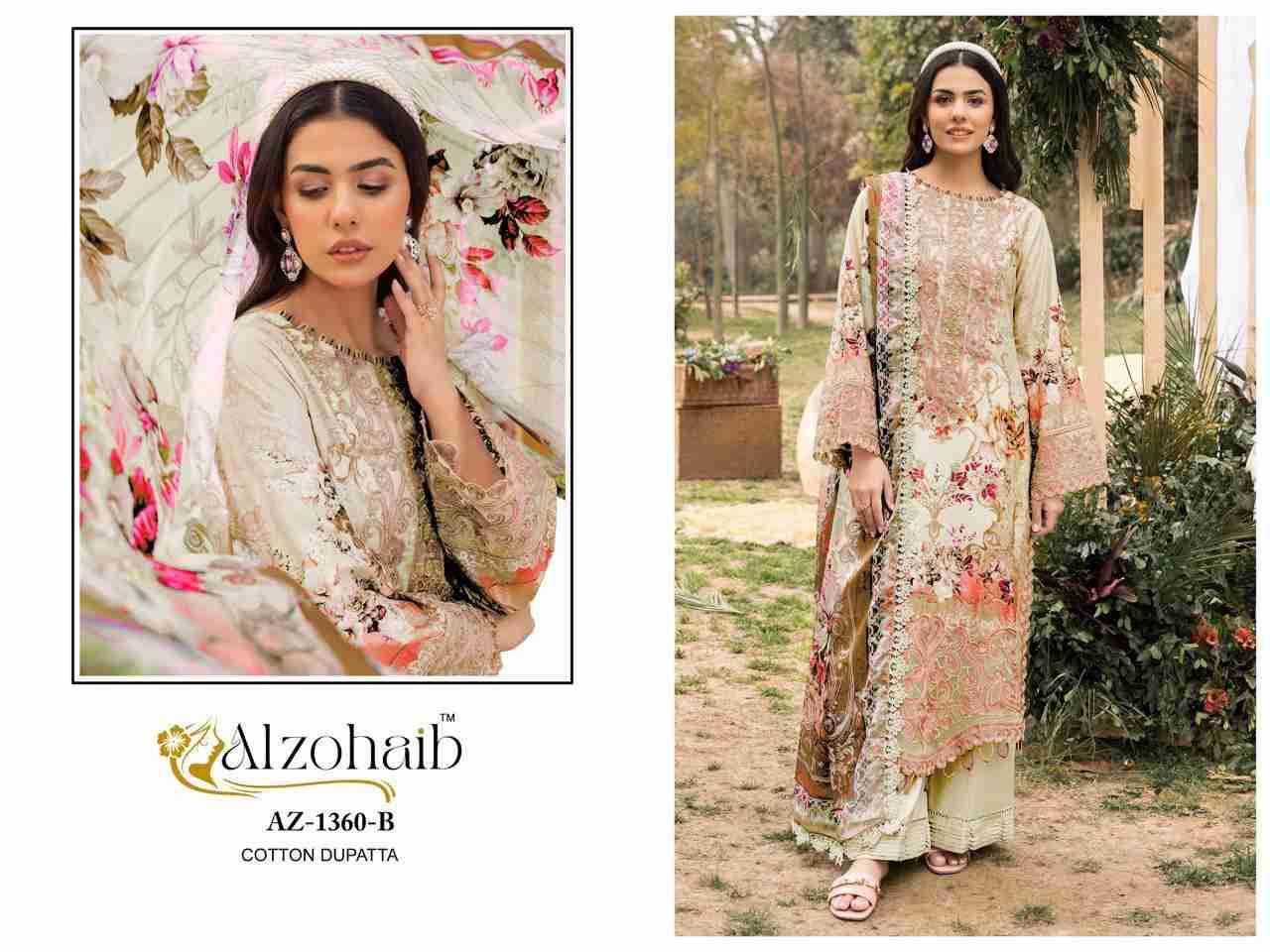 Rifa Vol-1 By Alzohaib Series Beautiful Pakistani Suits Stylish Fancy Colorful Party Wear & Occasional Wear Pure Cotton Print Dresses At Wholesale Price