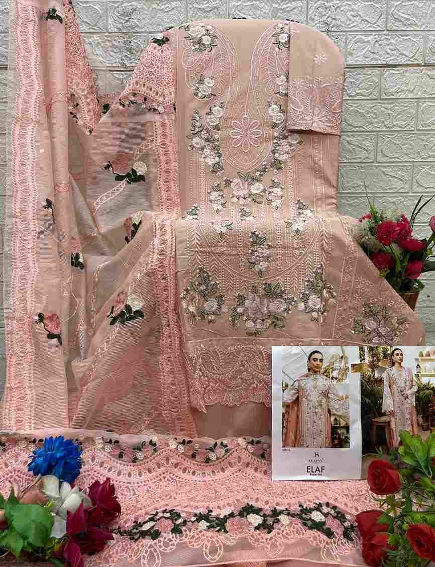 Elaf Super Hit Colours By Deepsy Suits 1291-A To 1291-C Series Designer Pakistani Suits Beautiful Fancy Stylish Colorful Party Wear & Occasional Wear Pure Cotton Dresses At Wholesale Price