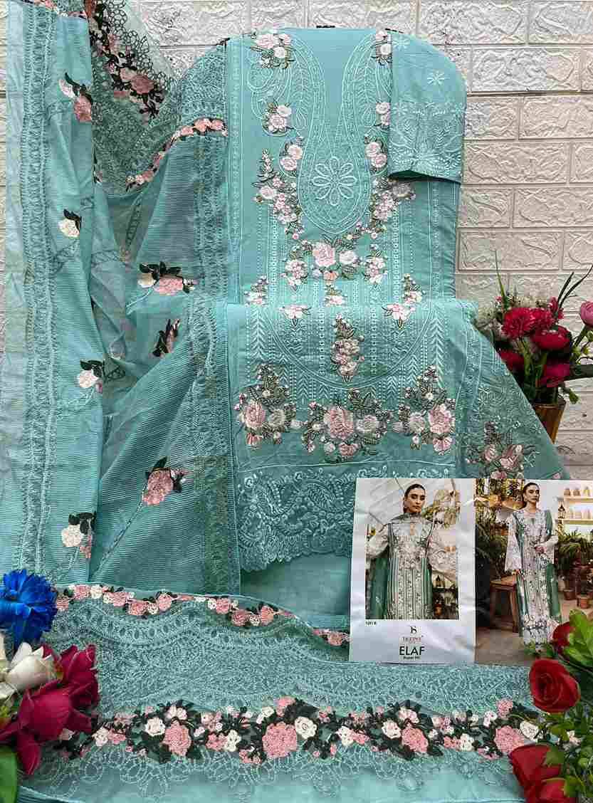 Elaf Super Hit Colours By Deepsy Suits 1291-A To 1291-C Series Designer Pakistani Suits Beautiful Fancy Stylish Colorful Party Wear & Occasional Wear Pure Cotton Dresses At Wholesale Price
