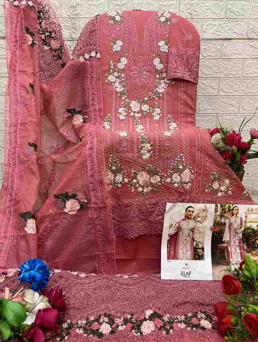 Elaf Super Hit Colours By Deepsy Suits 1291-A To 1291-C Series Designer Pakistani Suits Beautiful Fancy Stylish Colorful Party Wear & Occasional Wear Pure Cotton Dresses At Wholesale Price