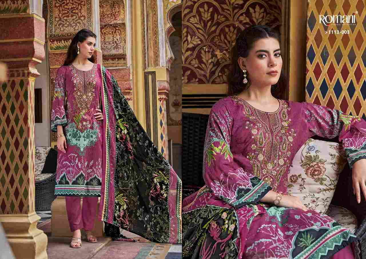 Aarzu Vol-22 By Romani 1113-001 To 1113-008 Series Beautiful Festive Suits Stylish Fancy Colorful Casual Wear & Ethnic Wear Soft Cotton Print Dresses At Wholesale Price