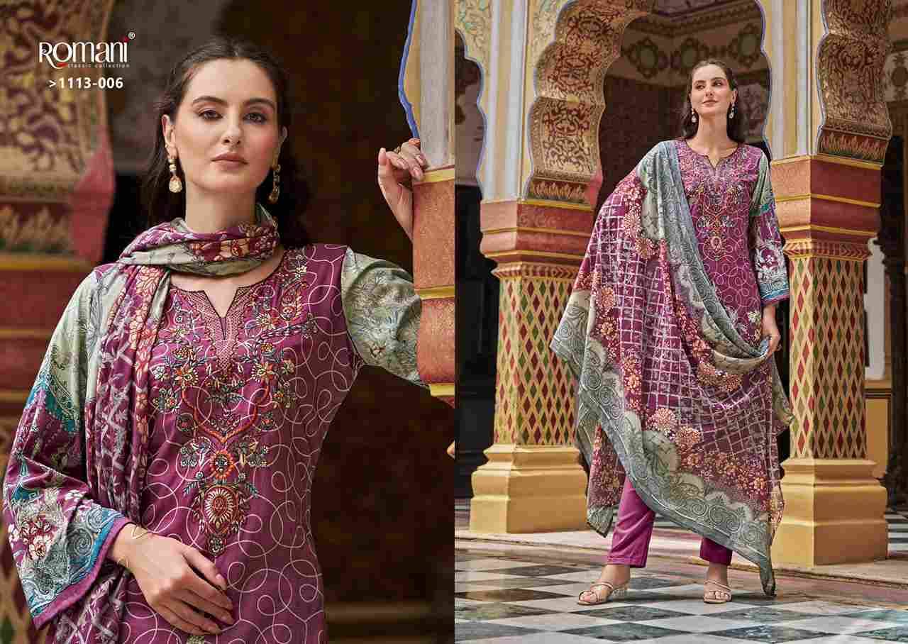 Aarzu Vol-22 By Romani 1113-001 To 1113-008 Series Beautiful Festive Suits Stylish Fancy Colorful Casual Wear & Ethnic Wear Soft Cotton Print Dresses At Wholesale Price