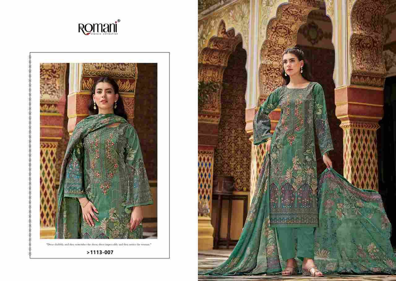 Aarzu Vol-22 By Romani 1113-001 To 1113-008 Series Beautiful Festive Suits Stylish Fancy Colorful Casual Wear & Ethnic Wear Soft Cotton Print Dresses At Wholesale Price