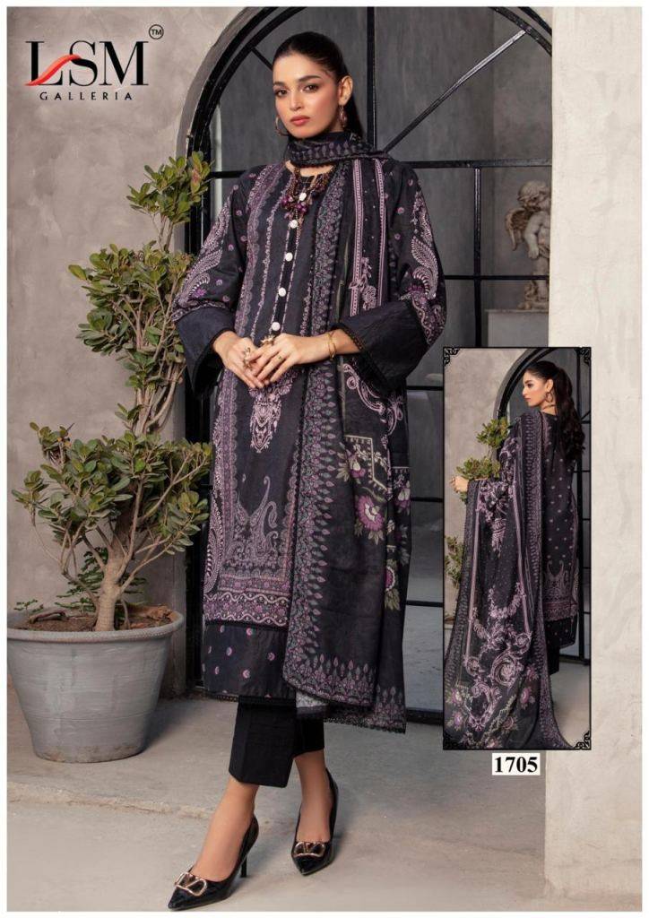 Parian Dream Vol-17 By Lsm Galleria 1701 To 1706 Series Beautiful Festive Suits Colorful Stylish Fancy Casual Wear & Ethnic Wear Pure Lawn Print With Work Dresses At Wholesale Price