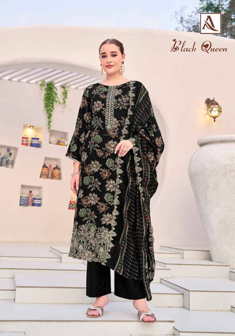 Black Queen By Alok Suit 2080-902-001 To 2080-902-006 Series Beautiful Festive Suits Stylish Fancy Colorful Casual Wear & Ethnic Wear Pure Viscose Rayon Print Dresses At Wholesale Price