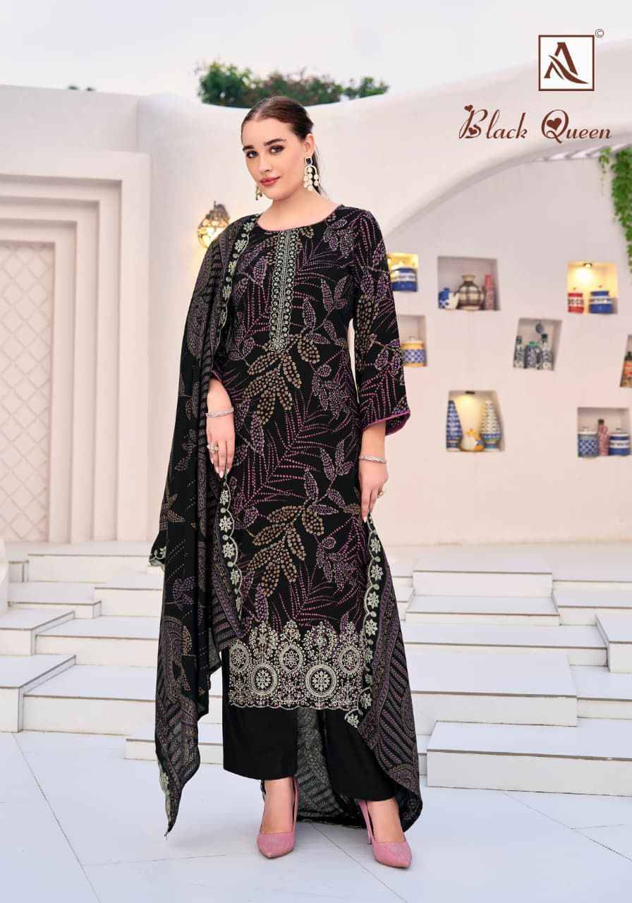 Black Queen By Alok Suit 2080-902-001 To 2080-902-006 Series Beautiful Festive Suits Stylish Fancy Colorful Casual Wear & Ethnic Wear Pure Viscose Rayon Print Dresses At Wholesale Price