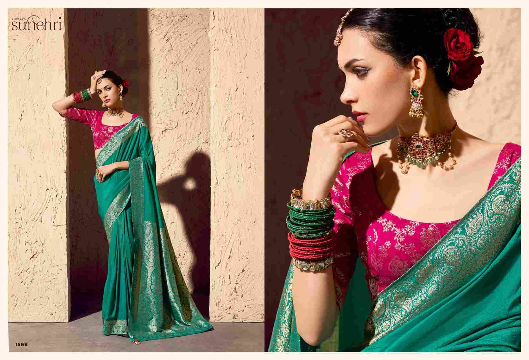 Indri By Kimora 1561 To 1571 Series Indian Traditional Wear Collection Beautiful Stylish Fancy Colorful Party Wear & Occasional Wear Pure Georgette Sarees At Wholesale Price