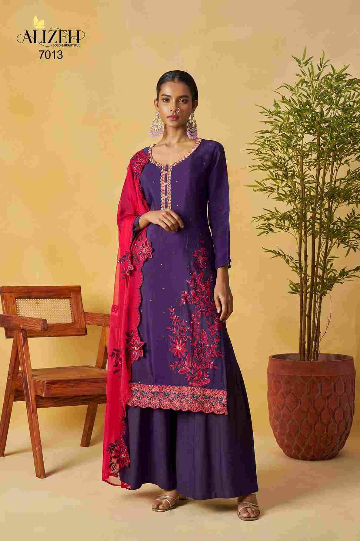 Shagun By Alizeh 7013 To 7016 Series Beautiful Festive Suits Colorful Stylish Fancy Casual Wear & Ethnic Wear Pure Organza Dresses At Wholesale Price