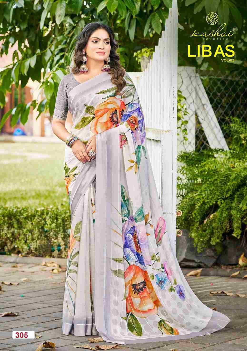 Libas Vol-3 By Kashvi Creation 301 To 308 Series Indian Traditional Wear Collection Beautiful Stylish Fancy Colorful Party Wear & Occasional Wear Dull Moss With Satin Zari Sarees At Wholesale Price