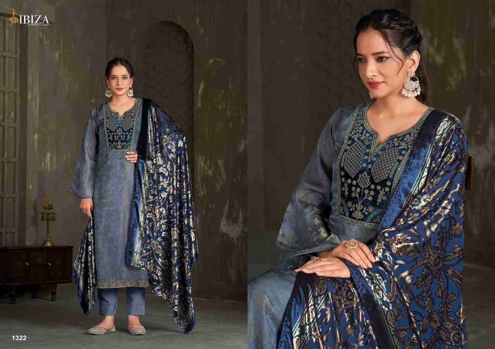 Royal By Ibiza 1321 To 1324 Series Beautiful Festive Suits Colorful Stylish Fancy Casual Wear & Ethnic Wear Morocco Pure Silk Dresses At Wholesale Price