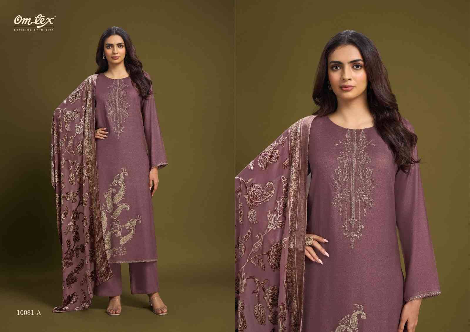 Nimaya Vol-3 By Om Tex 10081-A To 10081-D Series Beautiful Festive Suits Colorful Stylish Fancy Casual Wear & Ethnic Wear Pure Pashmina Dresses At Wholesale Price