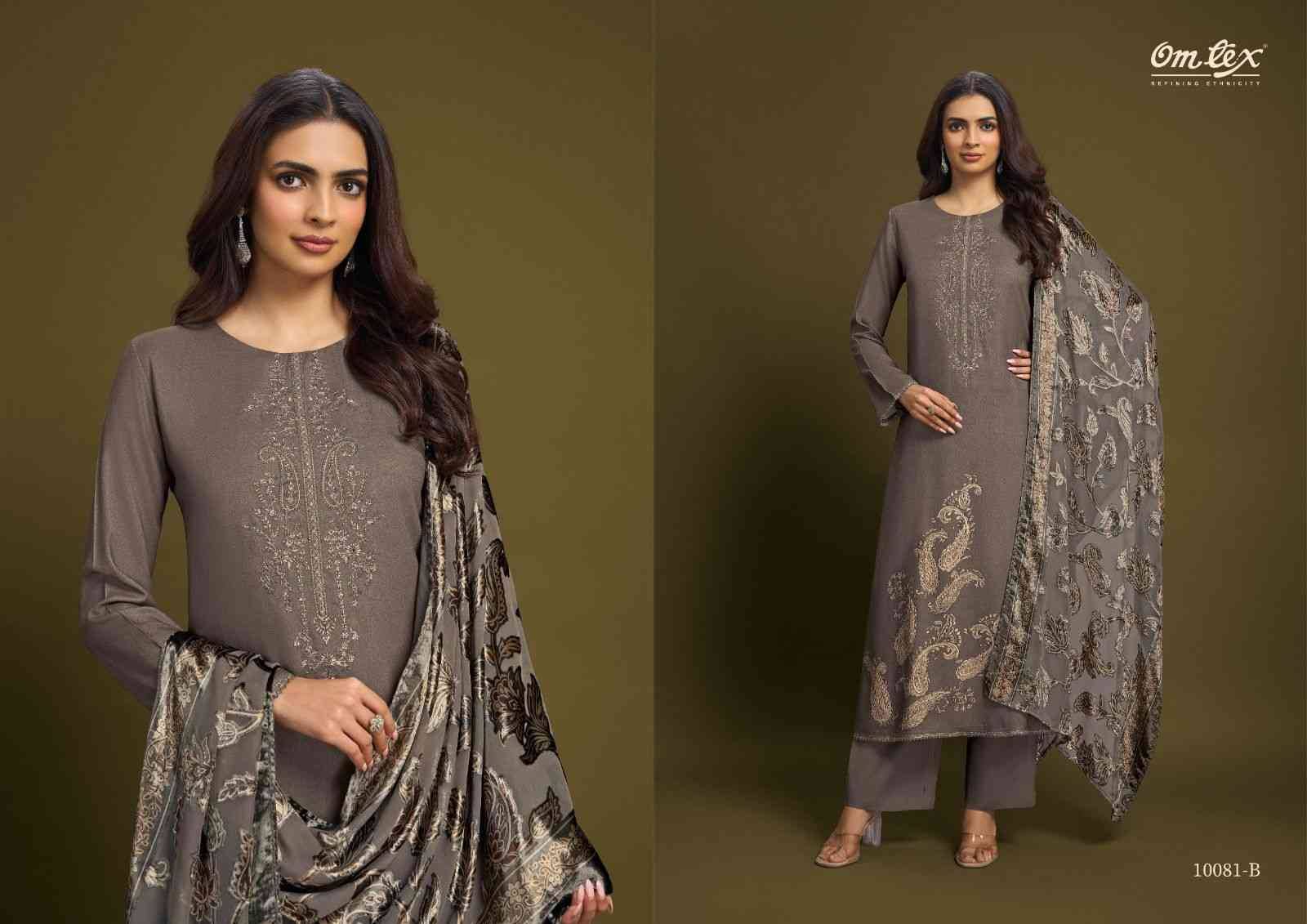 Nimaya Vol-3 By Om Tex 10081-A To 10081-D Series Beautiful Festive Suits Colorful Stylish Fancy Casual Wear & Ethnic Wear Pure Pashmina Dresses At Wholesale Price